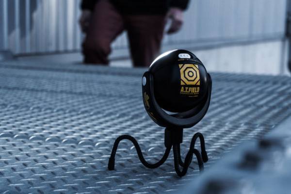 エヴァンゲリオンのワークブランド「A.T.FIELD」より、防犯・アウトドアでも使えるセンサーライトが4月27日発売