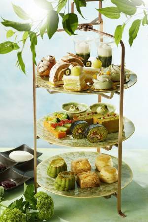 シャングリ・ラ 東京、5月1日より「夏めく抹茶アフタヌーンティー」を開催　京都宇治の茶農家、「茶園清水屋」とコラボレート