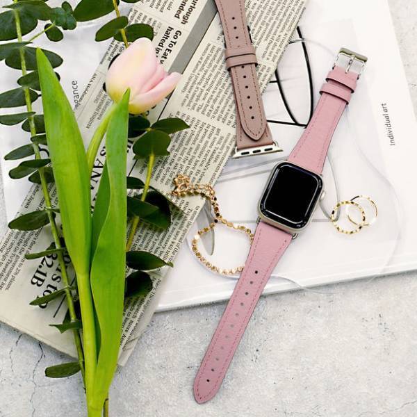 Apple Watchを春らしく衣替え　楽天ランキング第1位のイタリアンレザーベルトの待望のニューカラー「モーヴピンク」が発売