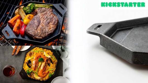 ソロキャンプで使いやすいコンパクトサイズの鋳物鉄板が登場　日本発売に先駆けモニタープレゼントキャンペーンを実施