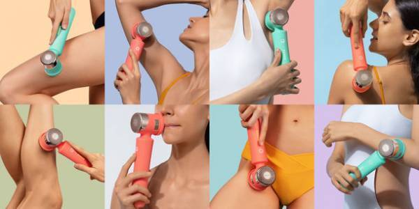 9cm2の大きなトリートメントウィンドウ、高速フラッシュで全身ツルすべセルフケア、長い持ち手で背中のムダ毛ケアも簡単にできるIPL光美容器「FOREO PEACH 2」5月発売