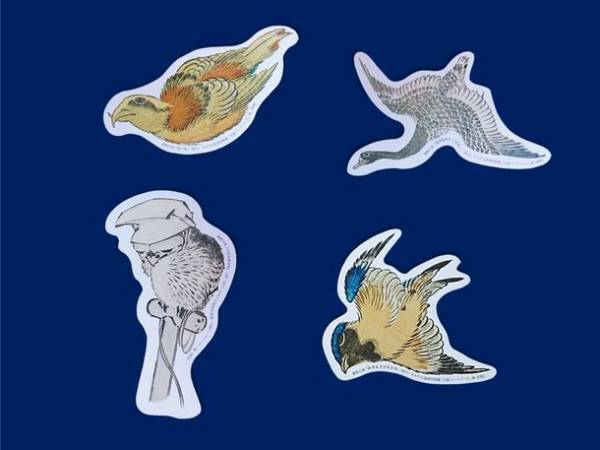 すみだ北斎美術館の企画展「北斎バードパーク」愛鳥週間(5/10～5/16)に北斎が描く鳥のしおりをプレゼント！
