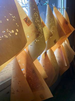 染の里おちあい、江戸更紗の魅力についての紹介記事が2023年5月2日発刊の読売新聞夕刊に掲載