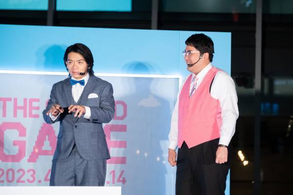グランフロント大阪の「まちびらき」１0周年記念イベントが昨日開幕！GRAND THANKS! 10th Anniversary 「THE(ザ) GRAND(グラン) GAME(ゲーム)」オープニングセレモニーに人気お笑い芸人マヂカルラブリーさんが登場