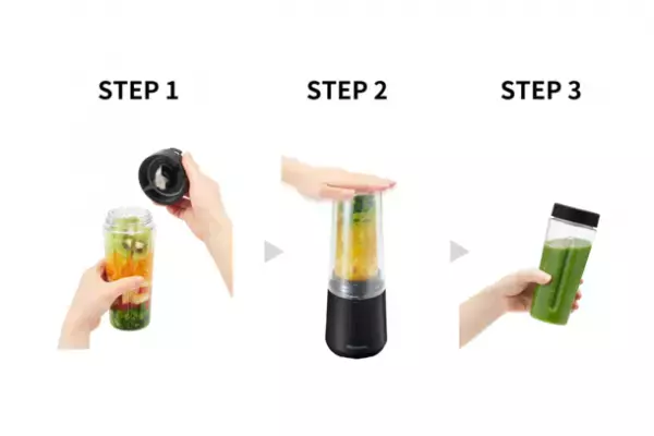 つくったボトルでそのまま飲める「マイボトルブレンダー」にミルと追加ボトルがセットになった新モデルが4月28日より登場