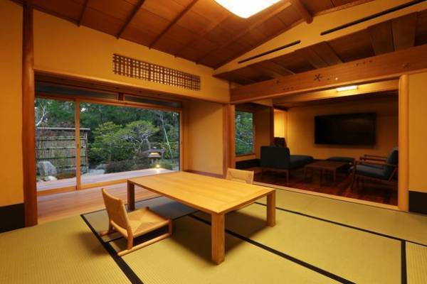 ＜京都 文珠荘 松露亭＞半露天風呂付き、79平米以上の開放感ある客室が誕生　4月から提供開始