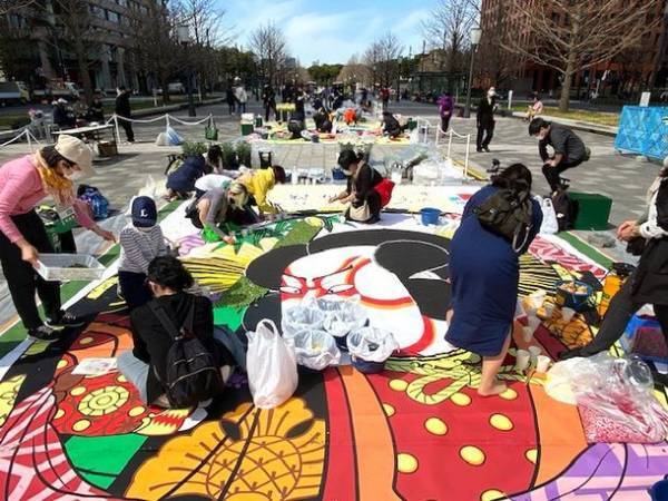 丸の内・行幸通りが70,000本の花で描かれる“東京花歌舞伎”！「TOKYO FLOWER CARPET 2023」開催！2023年5月20日(土)～5月22日(月)