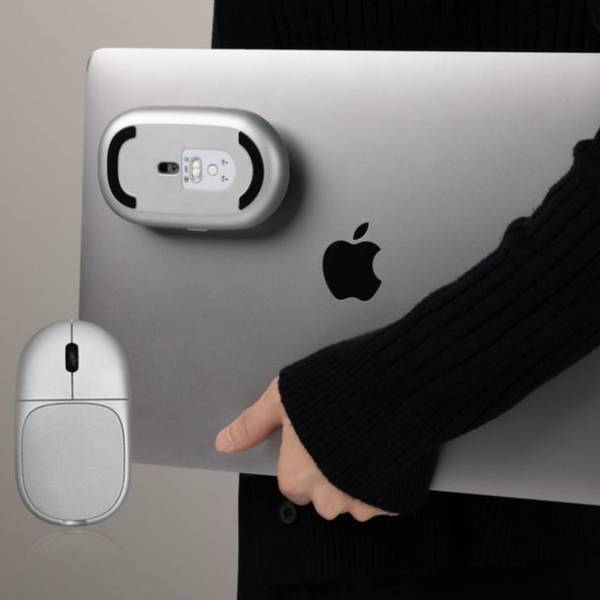 PCに「ピタッとくっつくマウス」、カラーバリエーションにピンクを追加して、楽天市場で5月1日に販売開始