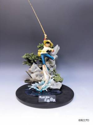 釣りキチ三平50周年を記念したスタチューフィギュア「釣りキチ三平50周年記念フィギュア ～夜泣谷の怪物 左膳岩魚～」がジャングルより2023年7月上旬発売予定