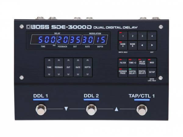 名機「SDE-3000」のサウンドを完全再現したデジタル・ディレイ・ペダル2機種を発売