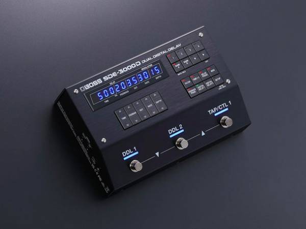 名機「SDE-3000」のサウンドを完全再現したデジタル・ディレイ・ペダル2機種を発売
