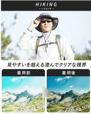 【感動の視界を】かけて違いがわかる！「A-FIT ガラス偏光サングラス」5月27日Makuakeにて先行予約販売開始