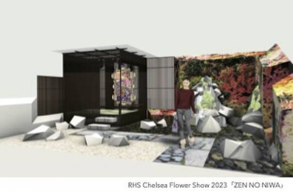 新進気鋭の現代アート作家、鎌谷徹太郎　伝統あるチェルシーフラワーショーで「禅」の精神を展示