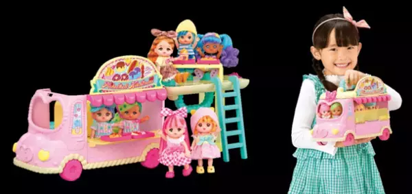ポケットメルちゃんに「マジカルクッキング　ポケメルキッチンカー」が登場　主な玩具専門店・量販店で、7月8日(土)から発売いたします。