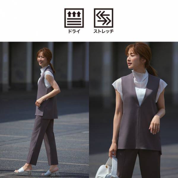 プラステ、夏のオフィススタイルを快適にする「洗えるスーツ」を豊富なラインナップで展開！