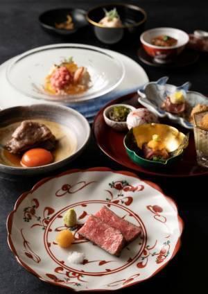 「THE JUNEI HOTEL 京都」併設レストラン「肉割烹ふたご」、希少な京都牛と、和食の真髄を届ける最高峰 肉割烹の「京都牛」フルコース提供開始