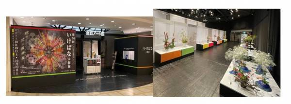 ６月６日は「いけばなの日」各階でいけばな作品を展示し、花道の魅力を発信します