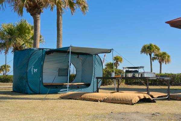 30秒で簡単に組み立て！キャンプにはもちろん災害時にも役立つ究極の個室型マルチテント「Freely Evolution」先行販売開始