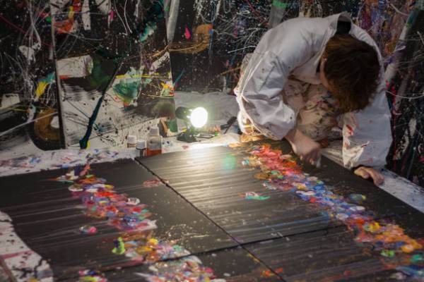 大阪・心斎橋ビッグステップにてライブペインティング「境界線を破壊して繋ぐ」を2023年6月25日(日)～7月8日(土)開催！