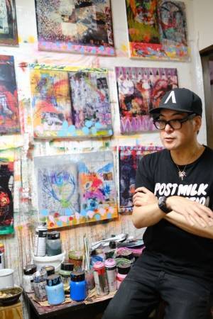 寺井ルイ理による新作絵画展「ハイブリッドドリーム“夢は時空を超えて見れるか？”」代官山シソンギャラリーにて開催