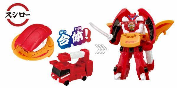 回転すし「スシロー」のおすしが合体変形ロボに！合体変形ロボ「ユニトロボーン」とのコラボアイテムが8月5日(土)より発売