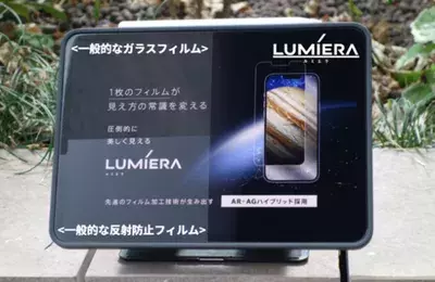 シリーズ累計販売数6万枚突破のスマートフォン用画面保護フィルム「LUMIERA」、iPad向け製品を応援購入サービス「Makuake」で先行販売開始
