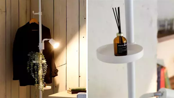 “突っ張り”なので設置が簡単！スッキリ＆おしゃれに照らす「突っ張りインテリアライト WIL-SPOT／WIL-MID」を新発売