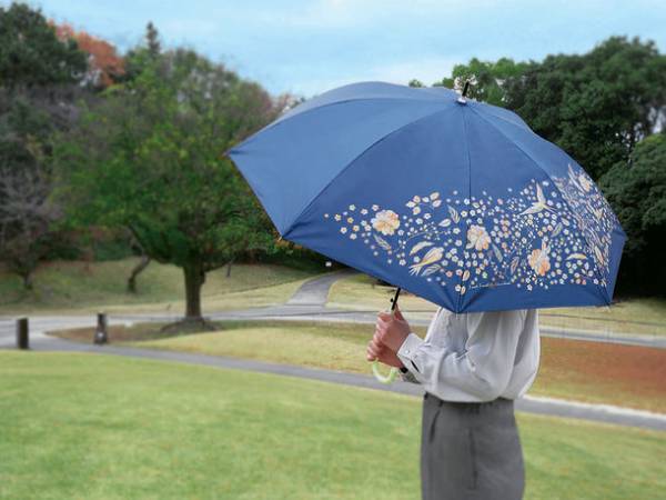 遮光率・紫外線遮蔽率99.9％の晴雨兼用傘　少し大きめサイズの「niftyflowerシリーズ」が登場