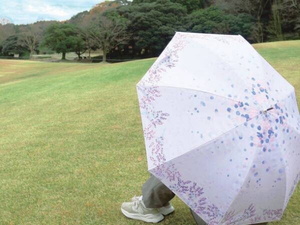 遮光率・紫外線遮蔽率99.9％の晴雨兼用傘　少し大きめサイズの「niftyflowerシリーズ」が登場