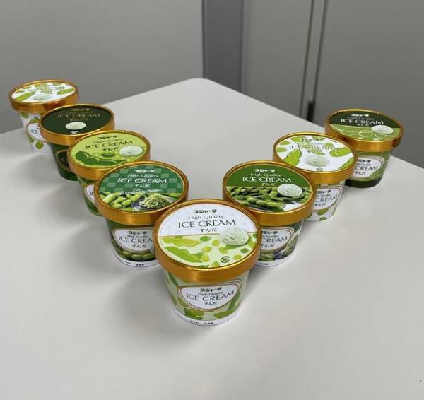 J-CreationのアテンダントとJRCPのパーサーが選定！新幹線のアイスに新フレーバー「ずんだ」登場！7月1日発売　E5系やN700Sなどのオリジナルアイススプーンも発売