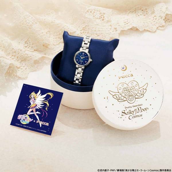劇場版「美少女戦士セーラームーンCosmos」の公開を記念して最終章を華やかに彩る腕時計が登場！シチズン時計「wicca」とコラボしたニューモデル