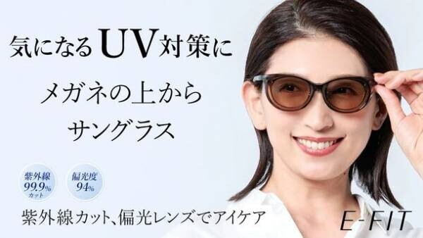 メガネの上からかけられる「お洒落すぎるオーバーサングラス」、男性用・女性用をMakuakeにて6月24日に先行予約販売開始
