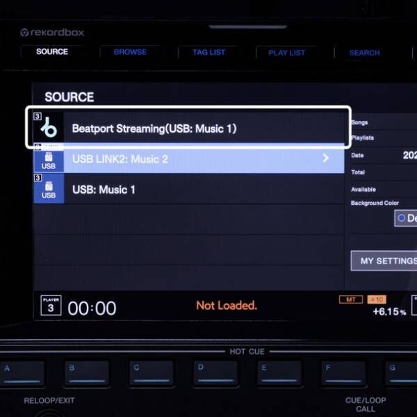「CDJ-3000」が新機能「StreamingDirectPlay」に対応　Beatport Streamingの楽曲を使用したDJプレイが可能に