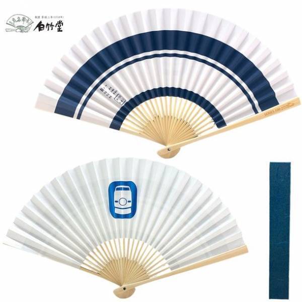 東海道新幹線100系ラストラン20周年記念　京都の老舗扇子専門メーカーとコラボしたオリジナル扇子や100系食堂車メニュー表付きカレーなど、JRCPオンラインショップで7月5日(水)に新発売