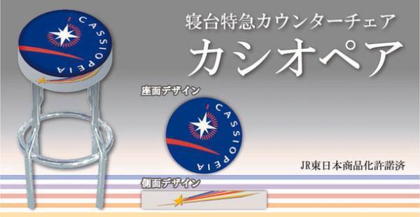 鉄道ファン必見！寝台特急カウンターチェア「北斗星」「カシオペア」「あけぼの」のプロジェクトをMakuakeで開始