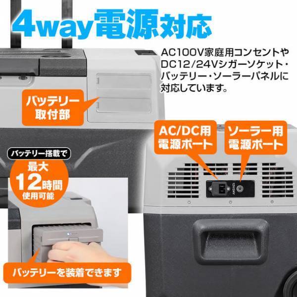MAXWINの持ち運びに便利なキャスター付き大容量氷点下冷蔵庫『K-IBOX07-30／40』が新商品発売セールを開催