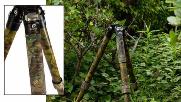 Leofoto(レオフォト)のセンターポールレス三脚「レンジャーシリーズ」LS-284ClinとLS-324Cに人気のカモフラージュ柄が登場！