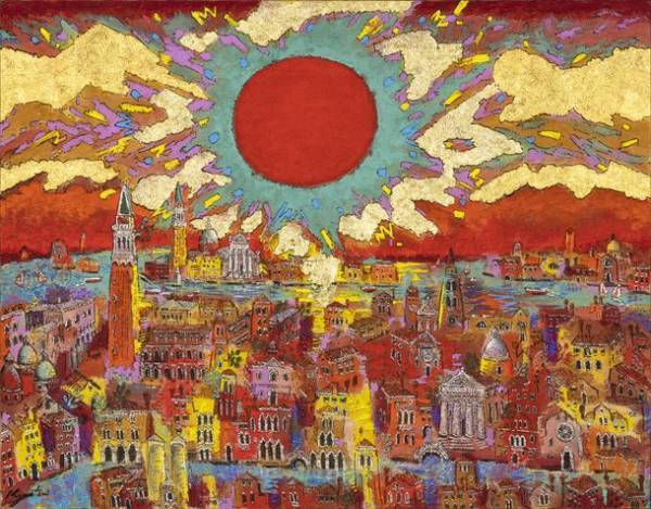 積水ハウス、奈良県立万葉文化館「飛鳥の祝歌 絹谷幸二展」との連携展示　特別展示「ヴェネツィア祝歌」を「絹谷幸二 天空美術館」で7月7日より開催