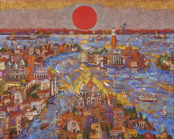 積水ハウス、奈良県立万葉文化館「飛鳥の祝歌 絹谷幸二展」との連携展示　特別展示「ヴェネツィア祝歌」を「絹谷幸二 天空美術館」で7月7日より開催