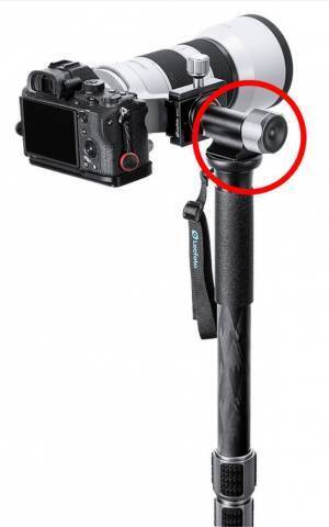 Leofoto(レオフォト)、軽いのに重い機材もしっかり固定　「MPG-01 一脚用ジンバル雲台 Leofoto」を7月24日に発売