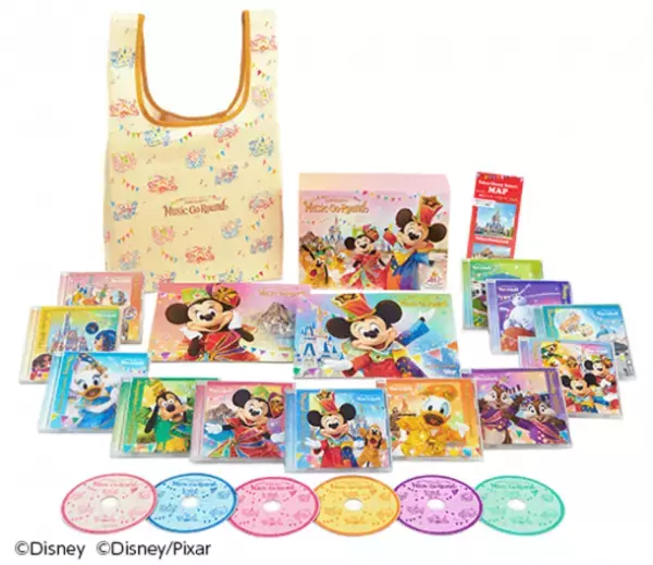 総収録曲数なんと155曲！東京ディズニーリゾート(R)40周年記念BOX“Music-Go-Round(ミュージック・ゴー・ラウンド)”ついに販売開始！