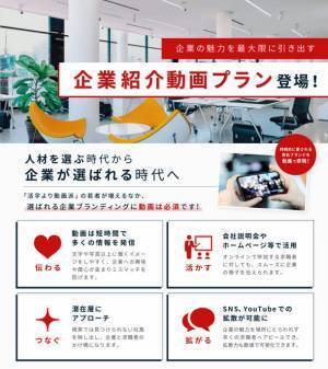 タイパ重視のZ世代に響く採用動画制作！学校・企業ブランディングに効果的な新プランをリリース