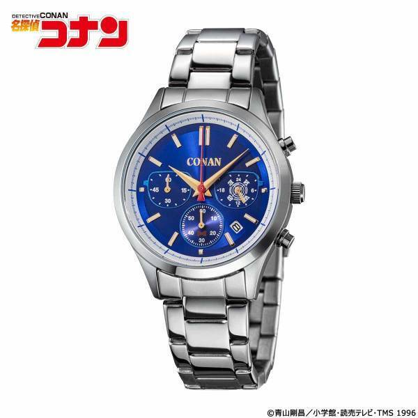 『名探偵コナン』から、スタイリッシュな腕時計が新登場！爽やかなブルーフェイスの「江戸川コナン」とスマートなシルバーフェイスの「怪盗キッド」の2モデル