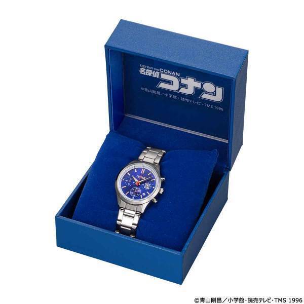『名探偵コナン』から、スタイリッシュな腕時計が新登場！爽やかなブルーフェイスの「江戸川コナン」とスマートなシルバーフェイスの「怪盗キッド」の2モデル