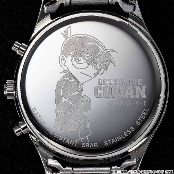 『名探偵コナン』から、スタイリッシュな腕時計が新登場！爽やかなブルーフェイスの「江戸川コナン」とスマートなシルバーフェイスの「怪盗キッド」の2モデル