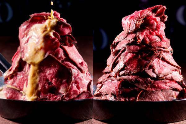 牛1頭分！まるごと1本の牛タンが重なる「牛タン丼」＆総重量3kgのド迫力な「ローストビーフ丼」が登場！「デカ盛り丼」2種を名古屋の2店舗にて発売！