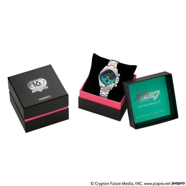 『初音ミク』の16周年を記念した「初音ミク×セイコー Happy 16th Birthday ウオッチ」が登場！全高約24cmの展示用アクリルスタンド付き