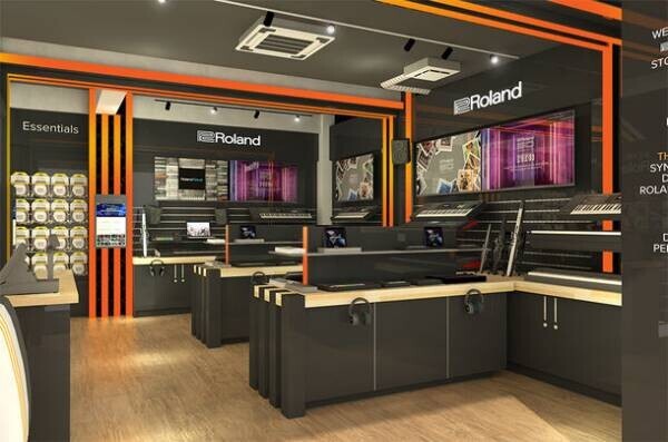 ローランド、日本初の直営店『Roland Store Tokyo』を東京・裏原宿にオープン