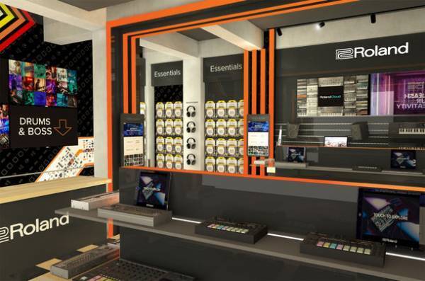 ローランド、日本初の直営店『Roland Store Tokyo』を東京・裏原宿にオープン