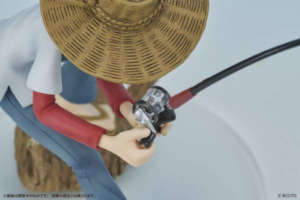 連載開始から50周年を迎える矢口高雄氏の代表作『釣りキチ三平』。同作の主人公『三平三平』、そして、『鮎川魚紳』、『ユリッペ(高山ユリ)』がフィギュアとなって登場！！